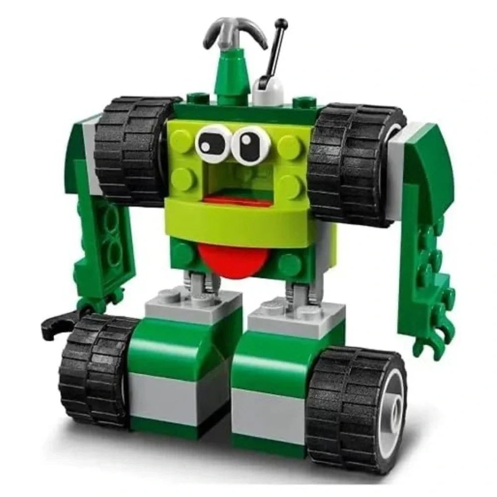 LEGO Classic Bricks and Wheels 11014 Building Kit, 653 pieces.